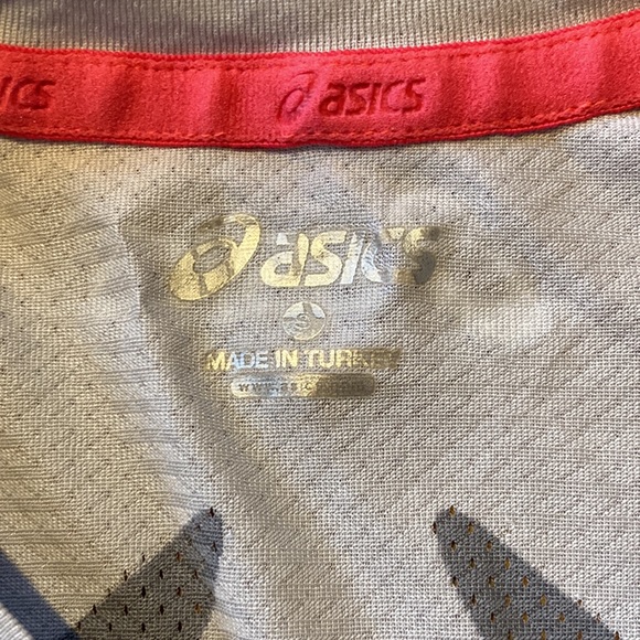 ❤️‍🔥5/20$ ASICS💫 Mens Gray Crewneck Short Sleeve Sports Top - Picture 5 of 8